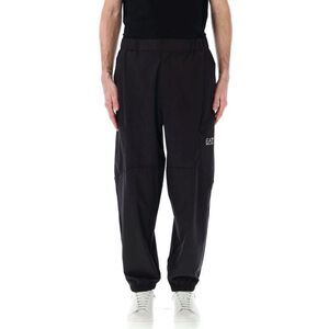 EA7 Emporio Armani Logo Detail Cargo Pants Men BLACK